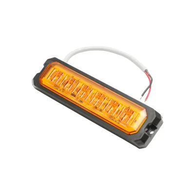 Lampada LED laterale  gialla, 12V-24V, FR0404, Breckner Germany. - immagine 3