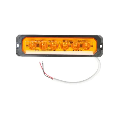 Lampada LED laterale  gialla, 12V-24V, FR0404, Breckner Germany.
