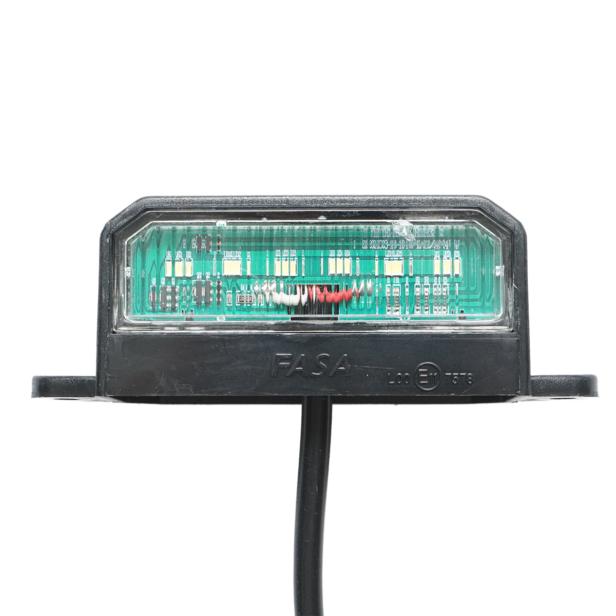 Lampada LED per illuminazione della targa di registrazione, 125x45 mm, 12-24V, Breckner Germany. - immagine 3