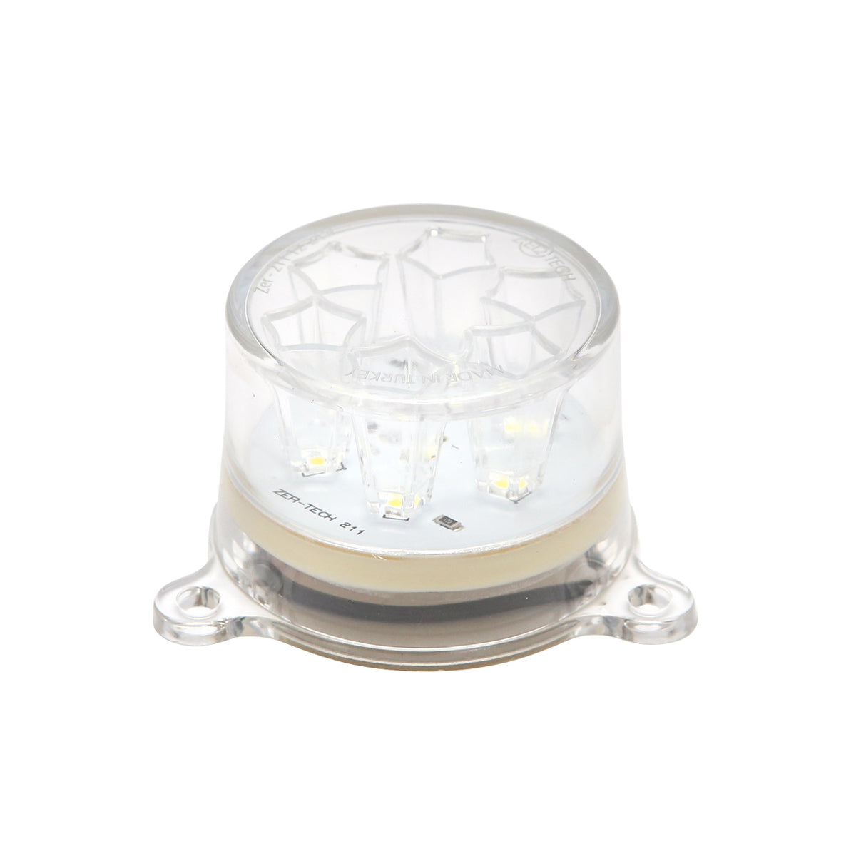 Lampada LED rotonda universale 12/24V bianca, Breckner Germany - immagine 3