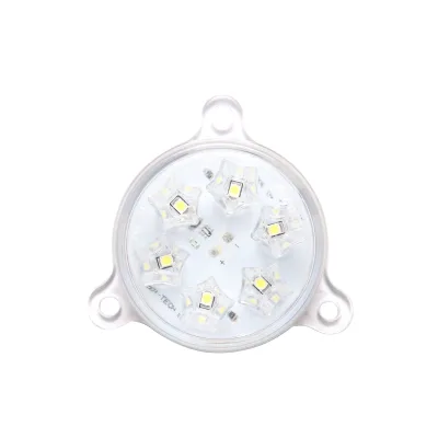 Lampada LED rotonda universale 12/24V bianca, Breckner Germany