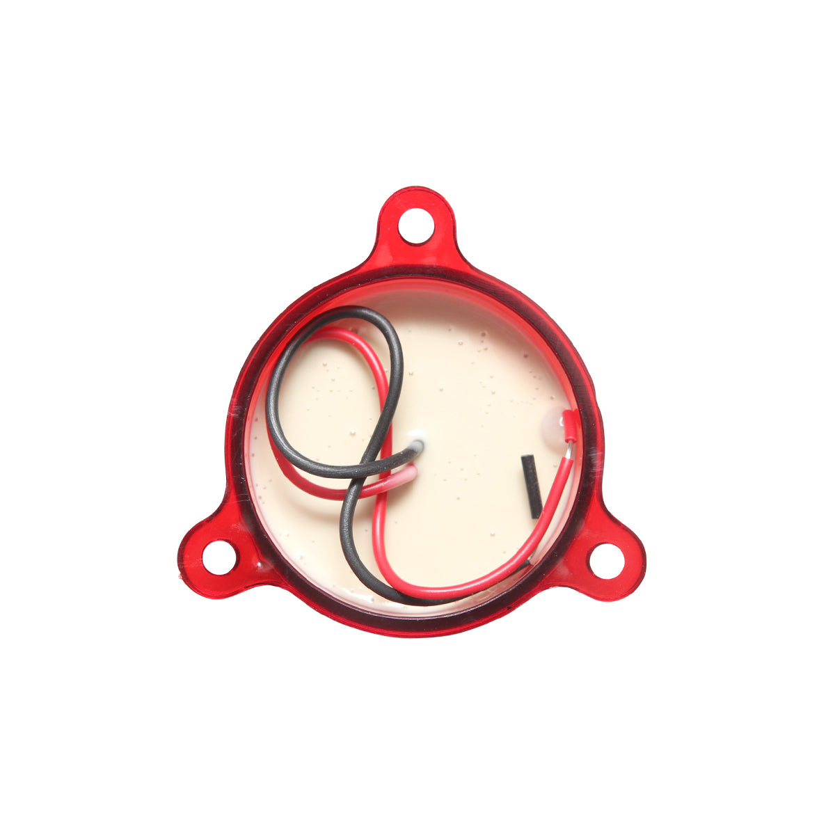 Lampada LED rotonda universale 12/24V rossa, Breckner Germany. - immagine 2