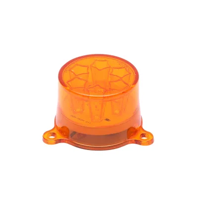 Lampada LED rotonda universale, 12/24V, gialla, Breckner Germany. - immagine 3