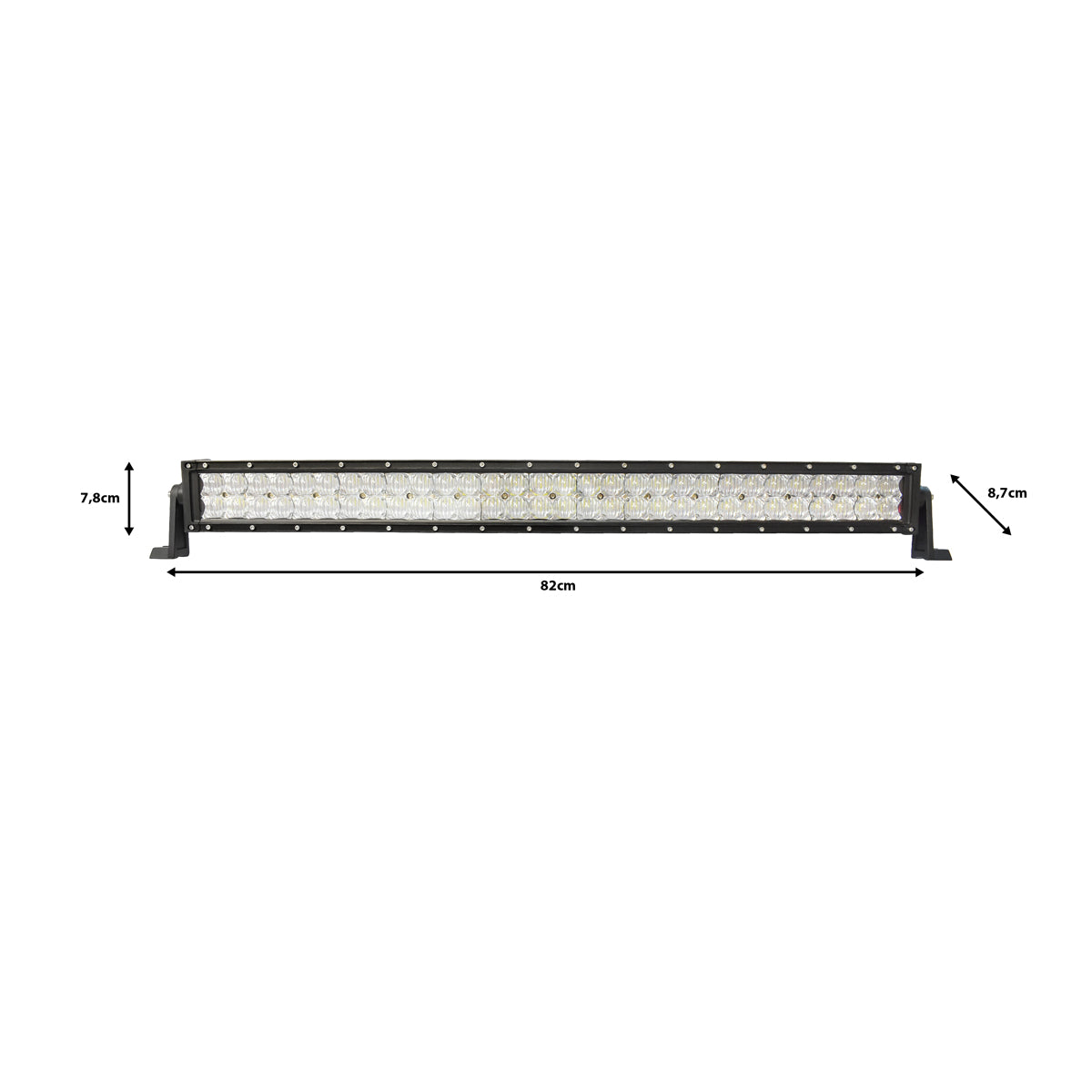 Lampada LED tipo barra con 60 LED, 9-60V, 180W, 6000K, Breckner Germany - immagine 2