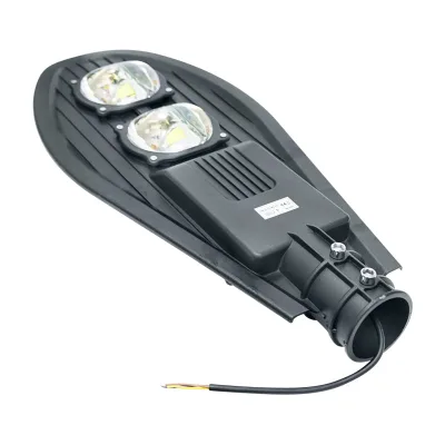 Lampada per illuminazione stradale a LED 100W, 220V, 6500K, IP67 luce fredda con attacco su palo - immagine 2