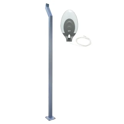 Lampada per illuminazione stradale a LED 40W, 220V, IP65, 5000K, altezza palo 3,5m - immagine 3