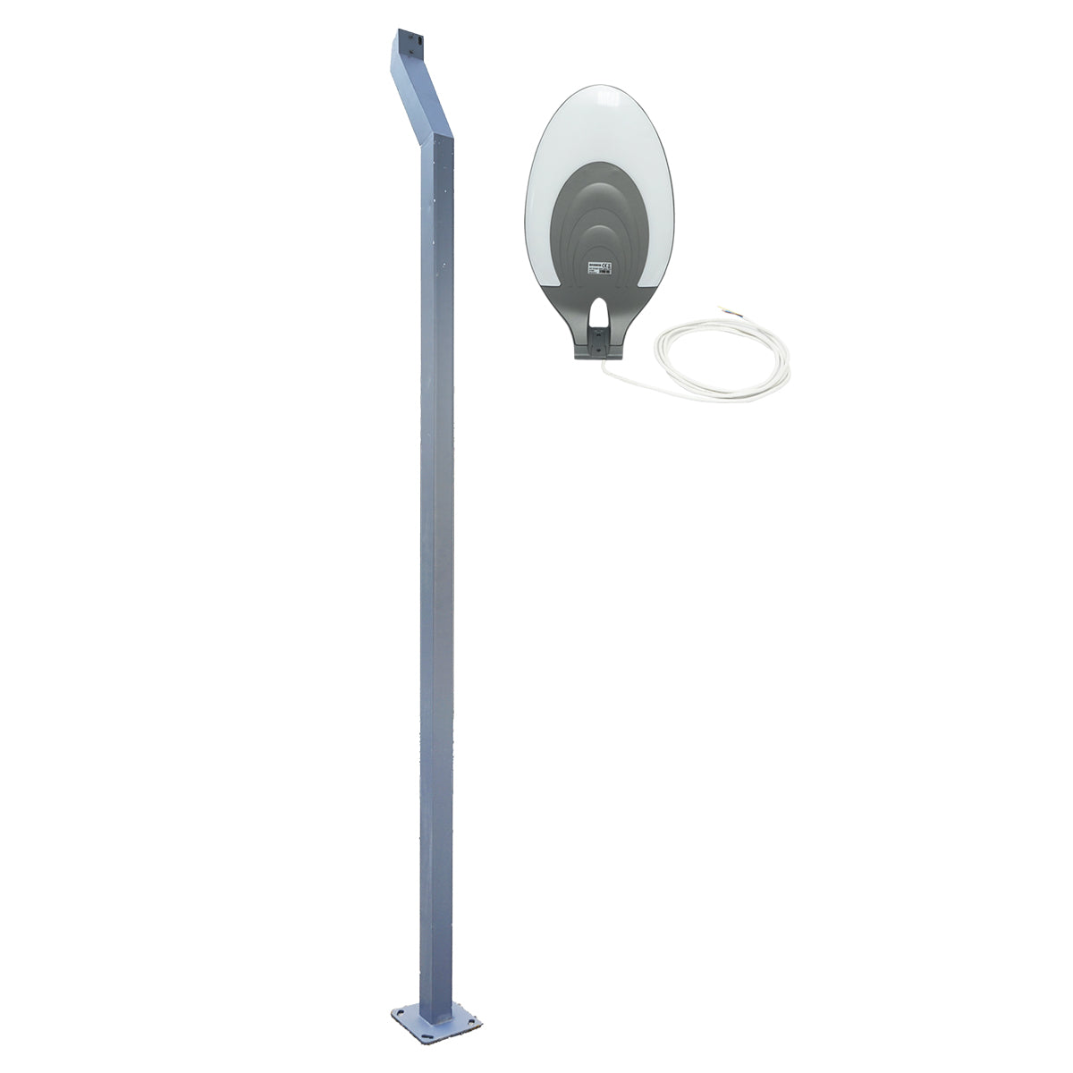 Lampada per illuminazione stradale a LED 40W, 220V, IP65, 5000K, altezza palo 3,5m - immagine 3