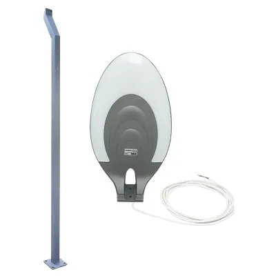 Lampada per illuminazione stradale a LED 40W, 220V, IP65, 5000K, altezza palo 3,5m