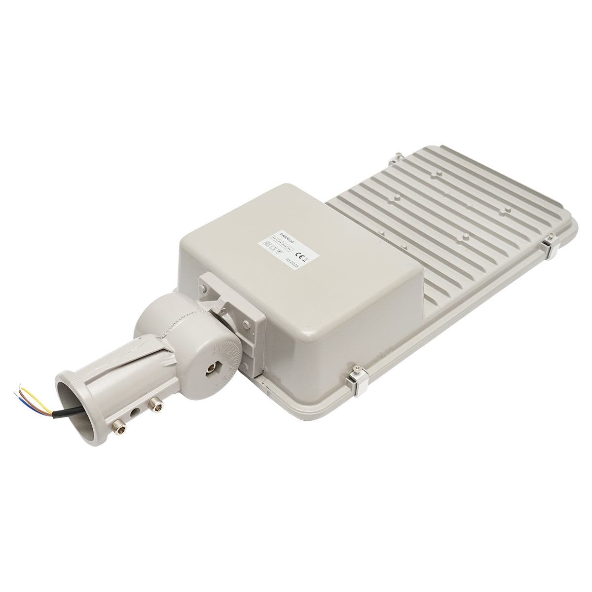 Lampada per illuminazione stradale a LED 50W, 220V, IP67, luce fredda 6500K con attacco a palo e angolo regolabile - immagine 3