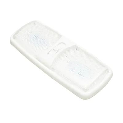Lampada plafoniera doppia con LED, 12V, per camion. - immagine 3
