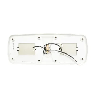Lampada plafoniera doppia con LED, 12V, per camion. - immagine 2