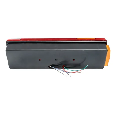 Lampada posteriore destra con 7 funzioni e dispersore striato, 480x113x90 mm, per DAF, MB Atego, Breckner Germany, codice OEM 1522386, 4.62376, A0035445303, A0035445703 - immagine 3