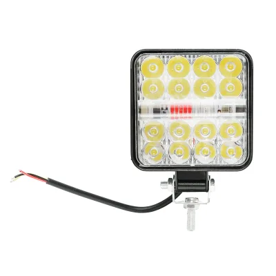 Lampada proiettore combinata con 26 LED, 9-80V, 6500K, 84x21x84mm, IP67