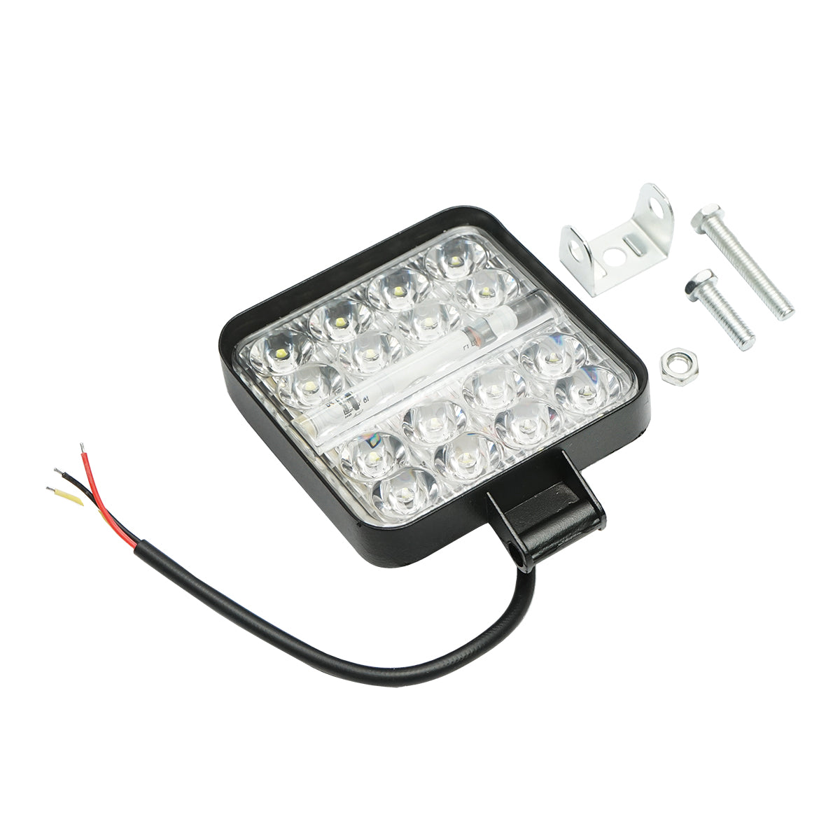 Lampada proiettore combinata con 26 LED, 9-80V, 6500K, 84x21x84mm, IP67 - immagine 3