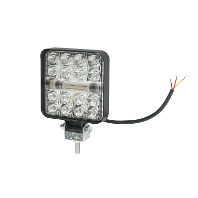 Lampada proiettore combinata con 26 LED, 9-80V, 6500K, 84x21x84mm, IP67, Breckner Germany