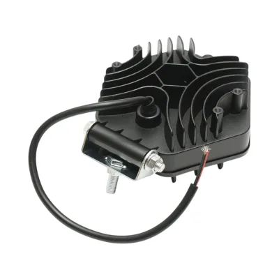 Lampada proiettore esagonale con griglia metallica nera, 9 LED, angolo di fascio 30, DC 10-80V 27W Breckner Germany - immagine 5