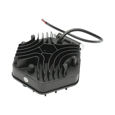 Lampada proiettore esagonale con griglia metallica nera, 9 LED, angolo di fascio 30, DC 10-80V 27W Breckner Germany - immagine 6
