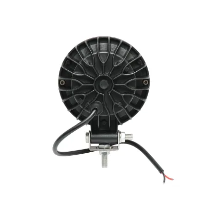 Lampada proiettore rotonda rossa con LED, 30W, 12V/24V, 10-30V, Breckner Germany - immagine 2