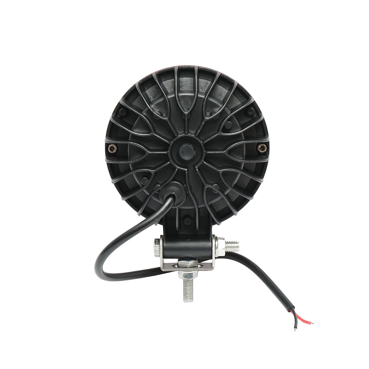 Lampada proiettore rotonda rossa con LED, 30W, 12V/24V, 10-30V, Breckner Germany - immagine 2