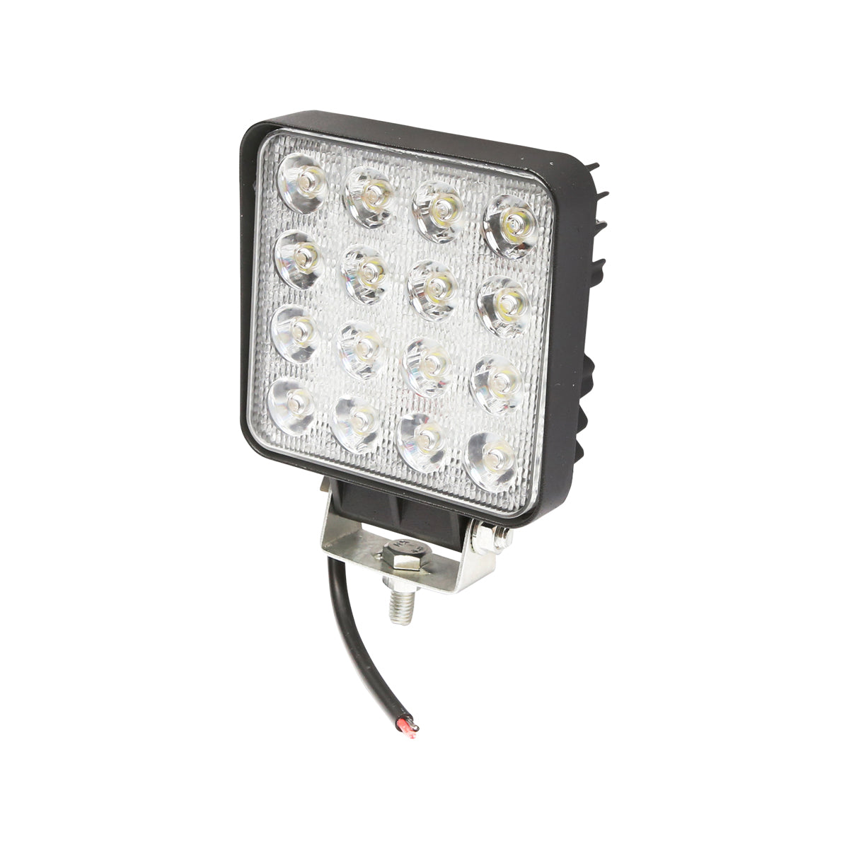 Lampada quadrata con 16 LED, 10-60V, 48W, angolo di radiazione 60°, Breckner Germany. - immagine 2