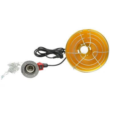 Lampada riscaldante a infrarossi da 21,5 cm per pulcini e animali, 230V - immagine 3