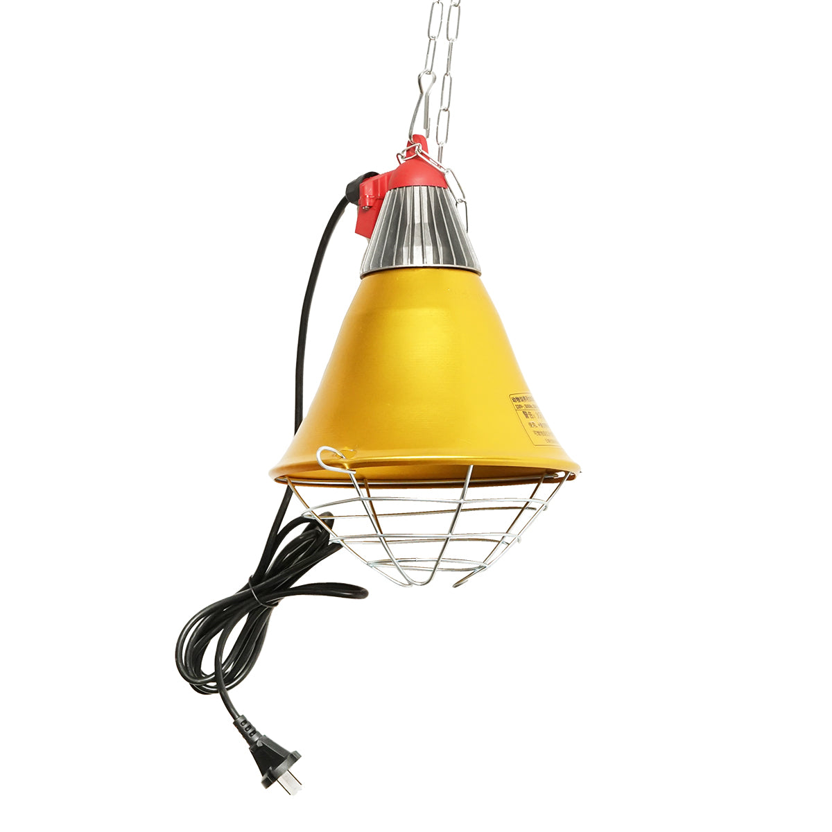 Lampada riscaldante a infrarossi da 21,5 cm per pulcini e animali, 230V