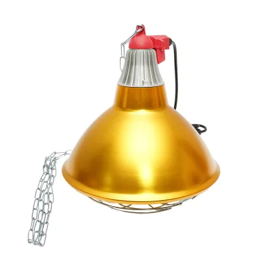 Lampada riscaldante a infrarossi da 30 cm per pulcini e animali, 230V. - immagine 2