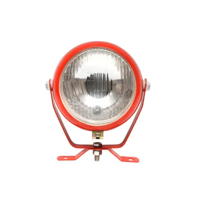 Lampada rossa, proiettore da lavoro orientabile con interruttore UNIVERSALE 12V - immagine 2