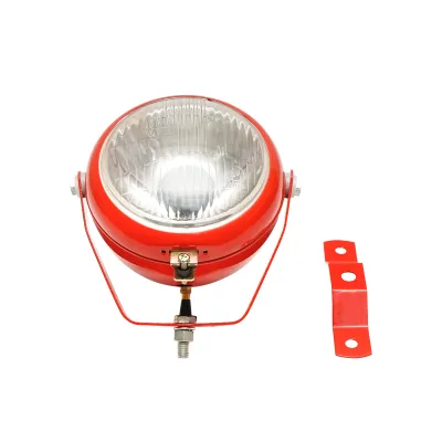 Lampada rossa, proiettore da lavoro orientabile con interruttore UNIVERSALE 12V - immagine 3