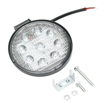 Lampada rotonda con 9 LED, 10-60V, 27W, angolo di radiazione 60° - immagine 3