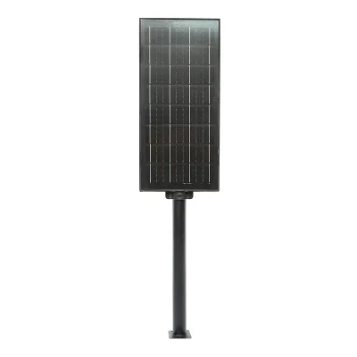 Lampada solare a LED per illuminazione stradale 150W, 6500K, IP65 con sensore di movimento, pannello solare e montaggio su palo - immagine 5