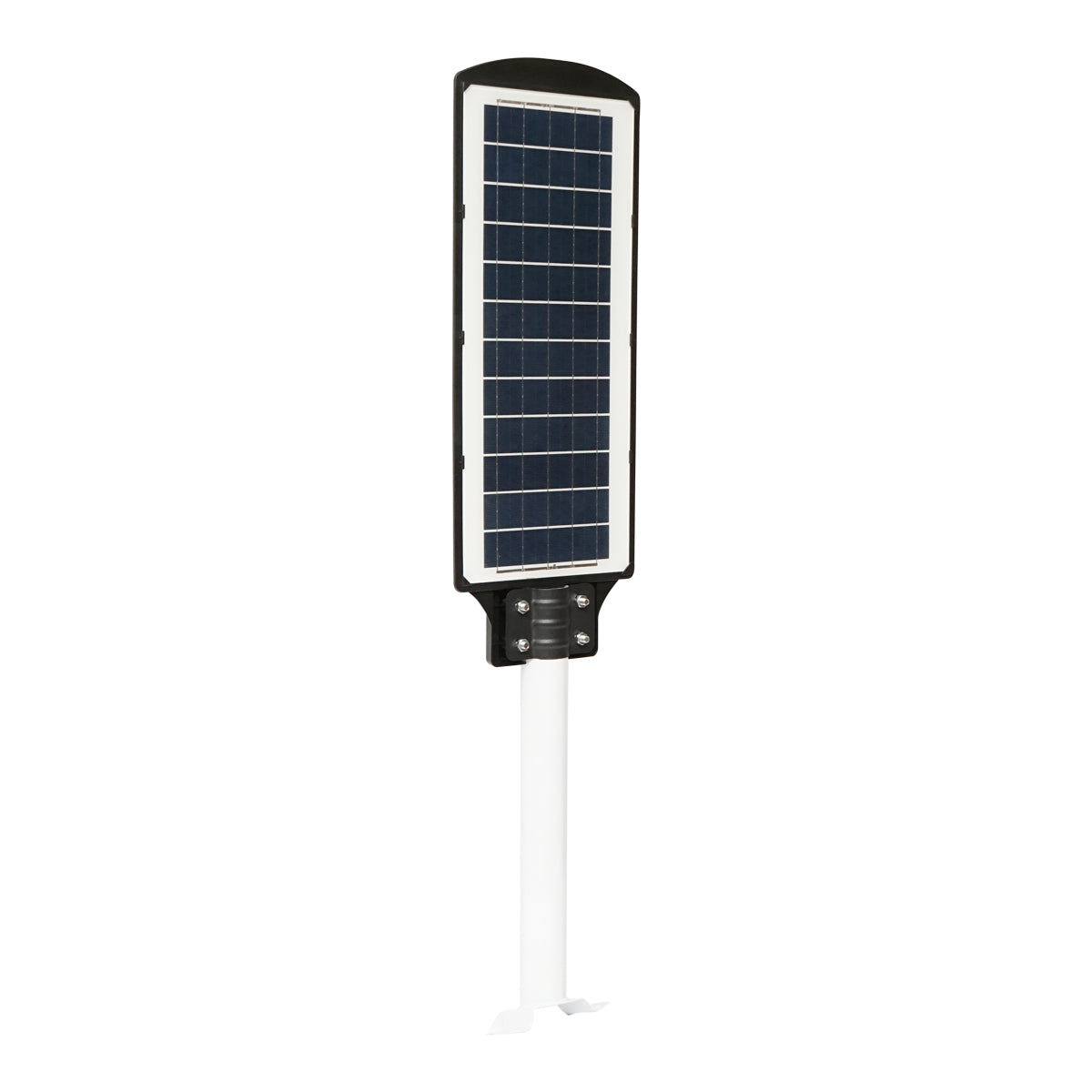 Lampada solare a LED per illuminazione stradale 150W, 6500K, IP65 con sensore di movimento, pannello solare e montaggio su palo - immagine 4