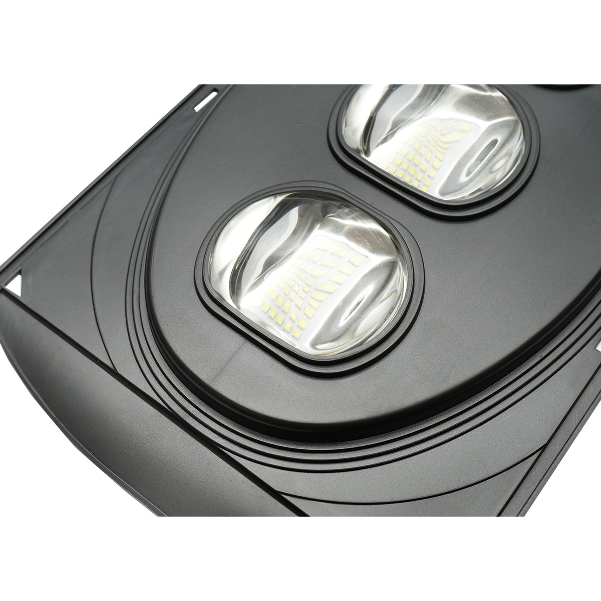 Lampada solare a LED per illuminazione stradale 150W, 6500K, IP65 con sensore di movimento, pannello solare e montaggio su palo - immagine 6