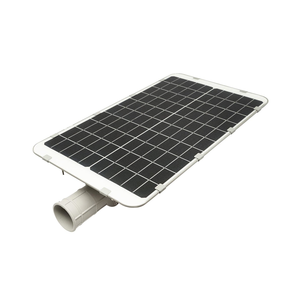 Lampada solare a LED per illuminazione stradale 180W, 6500K, IP65 con pannello solare con sensore di movimento e montaggio su palo - immagine 6