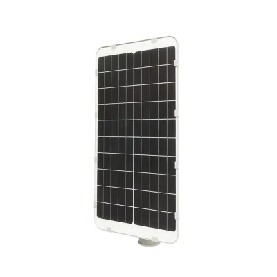 Lampada solare a LED per illuminazione stradale 180W, 6500K, IP65 con pannello solare con sensore di movimento e montaggio su palo - immagine 5