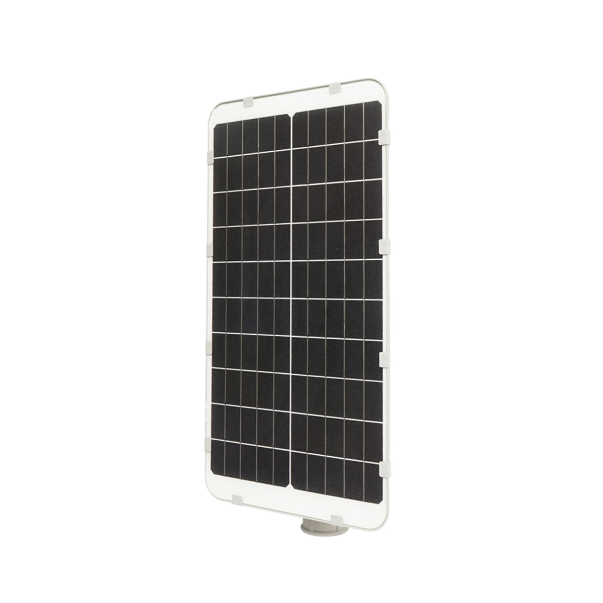 Lampada solare a LED per illuminazione stradale 180W, 6500K, IP65 con pannello solare con sensore di movimento e montaggio su palo - immagine 5