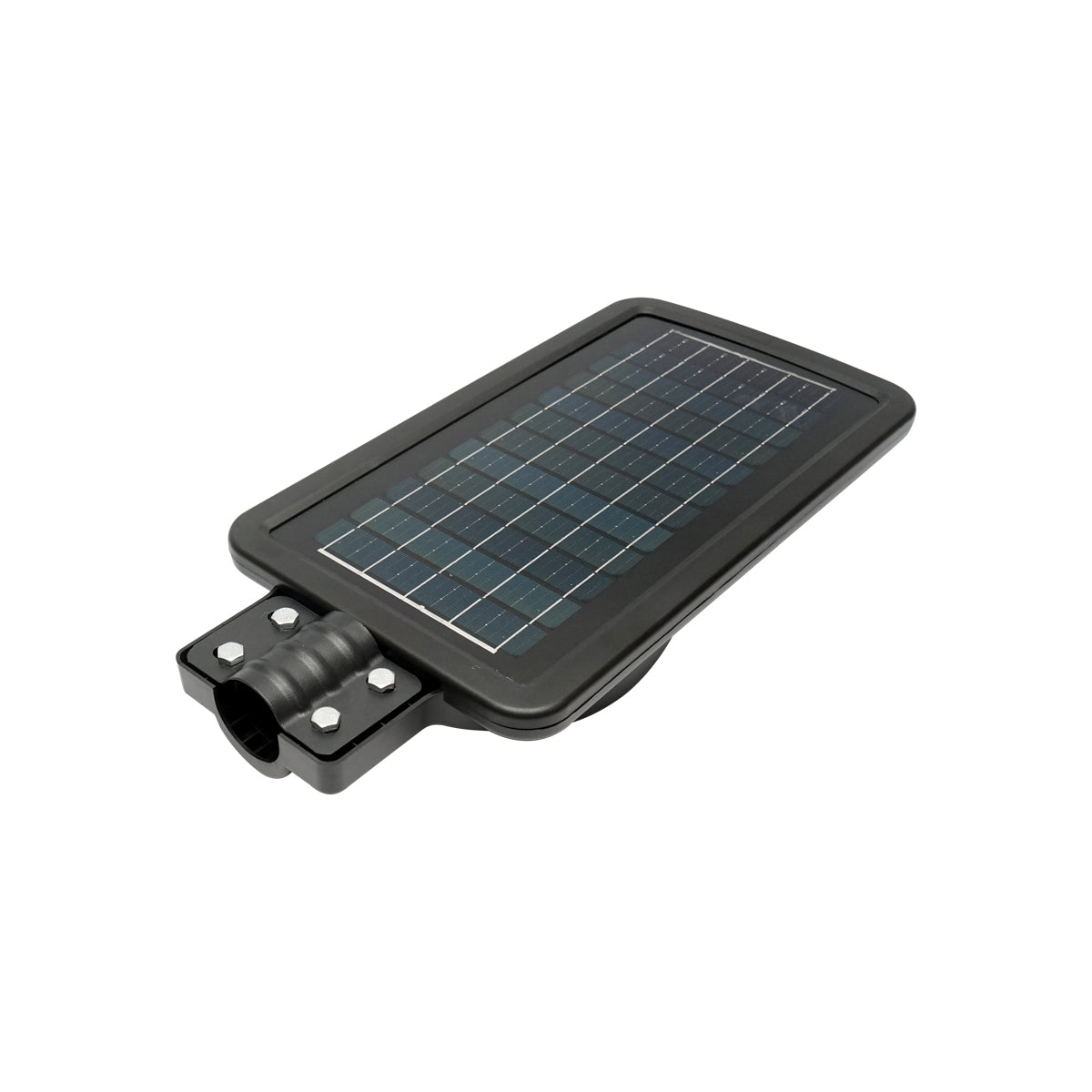 Lampada solare a LED per illuminazione stradale 60W, 6500K, IP65 con sensore di movimento, pannello solare e montaggio su palo - immagine 3