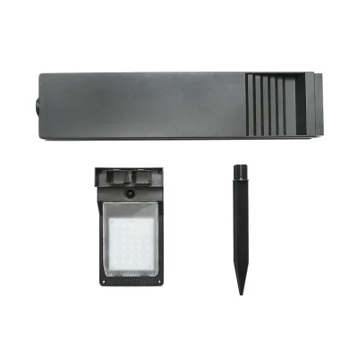 Lampada solare da giardino 2W con pannello solare e batteria 3,2V, 2200mah, IP66 - immagine 2