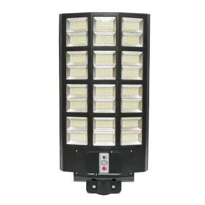 Lampada solare illuminazione stradale a LED 1200W, 6500K, IP65 con pannello solare sensore di movimento telecomando - immagine 3