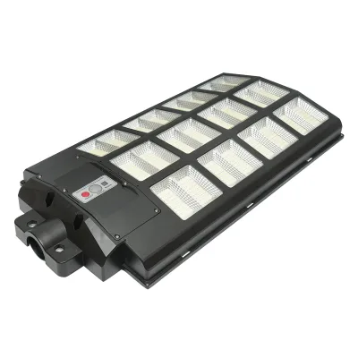 Lampada solare illuminazione stradale a LED 1200W, 6500K, IP65 con pannello solare sensore di movimento telecomando - immagine 6