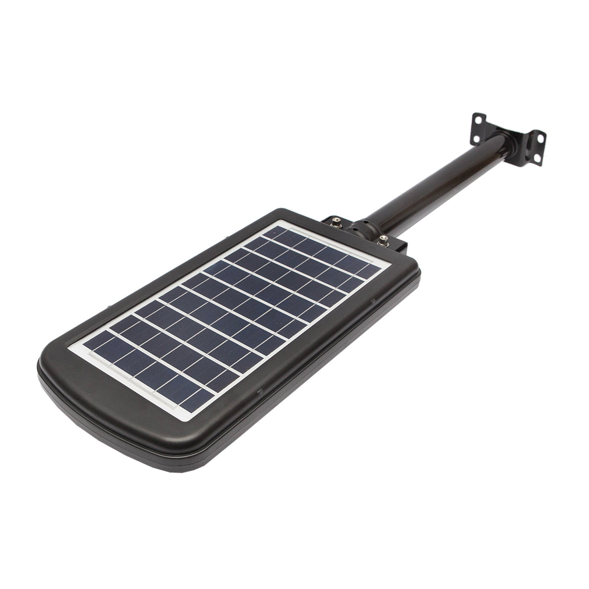 Lampada solare illuminazione stradale a LED 150W, 6500K, luce fredda IP65 con pannello solare e montaggio su palo - immagine 3