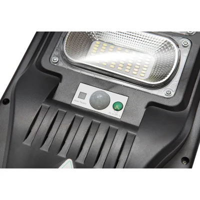 Lampada solare illuminazione stradale a LED 150W, 6500K, luce fredda IP65 con pannello solare e montaggio su palo - immagine 5