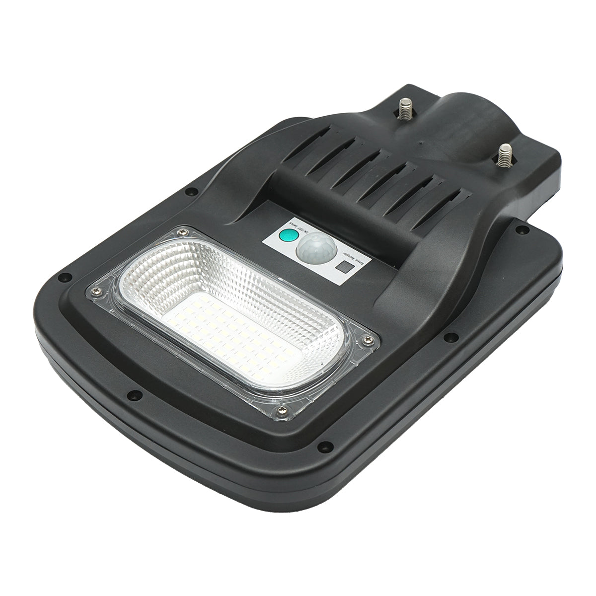Lampada solare illuminazione stradale a LED 50W, 6500K, IP65 con pannello solare, sensore di movimento e telecomando - immagine 5
