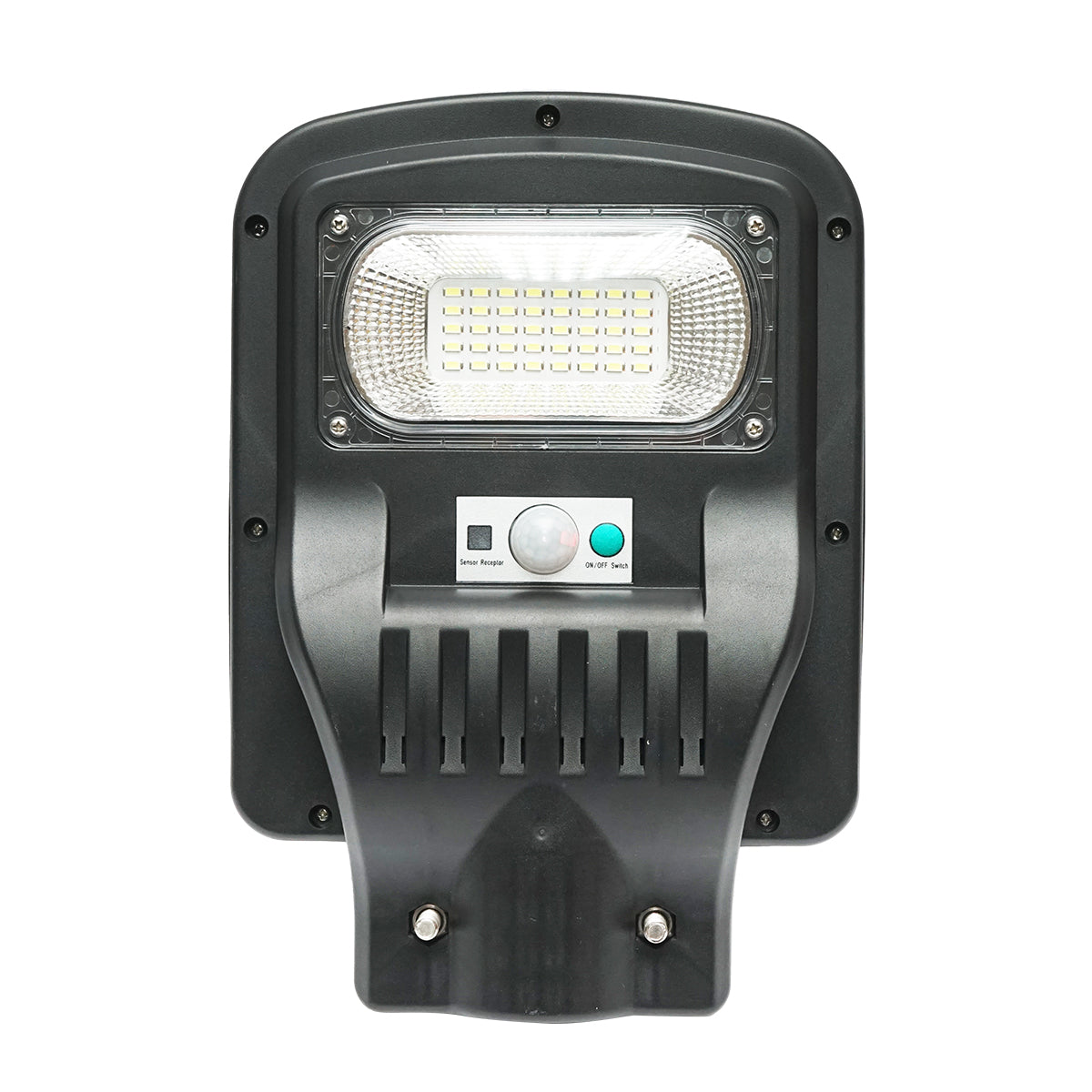 Lampada solare illuminazione stradale a LED 50W, 6500K, IP65 con pannello solare, sensore di movimento e telecomando - immagine 2
