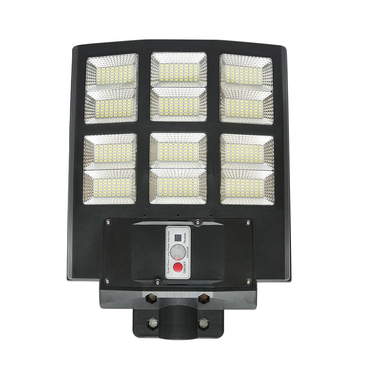 Lampada solare illuminazione stradale a LED 600W, 6500K, IP65 con pannello solare sensore di movimento telecomando - immagine 2