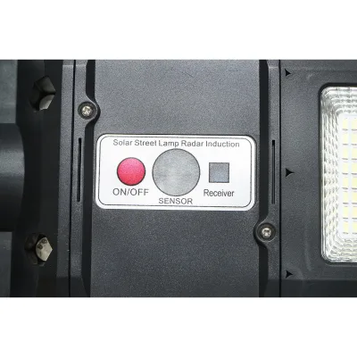 Lampada solare illuminazione stradale a LED 600W, 6500K, IP65 con pannello solare sensore di movimento telecomando - immagine 6