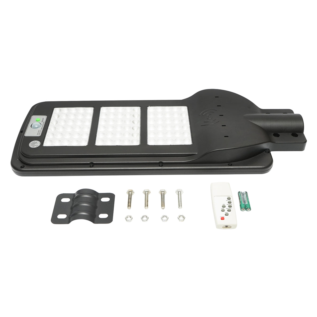 Lampada solare illuminazione stradale a LED 70W, 6500K, IP65 con pannello solare, sensore di movimento - immagine 3