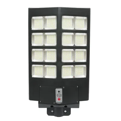 Lampada solare illuminazione stradale a LED 800W, 6500K, IP65 con pannello solare sensore di movimento telecomando - immagine 3