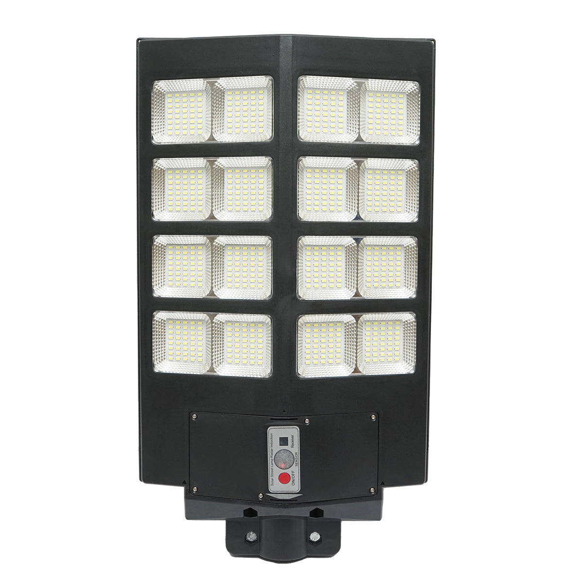 Lampada solare illuminazione stradale a LED 800W, 6500K, IP65 con pannello solare sensore di movimento telecomando - immagine 3