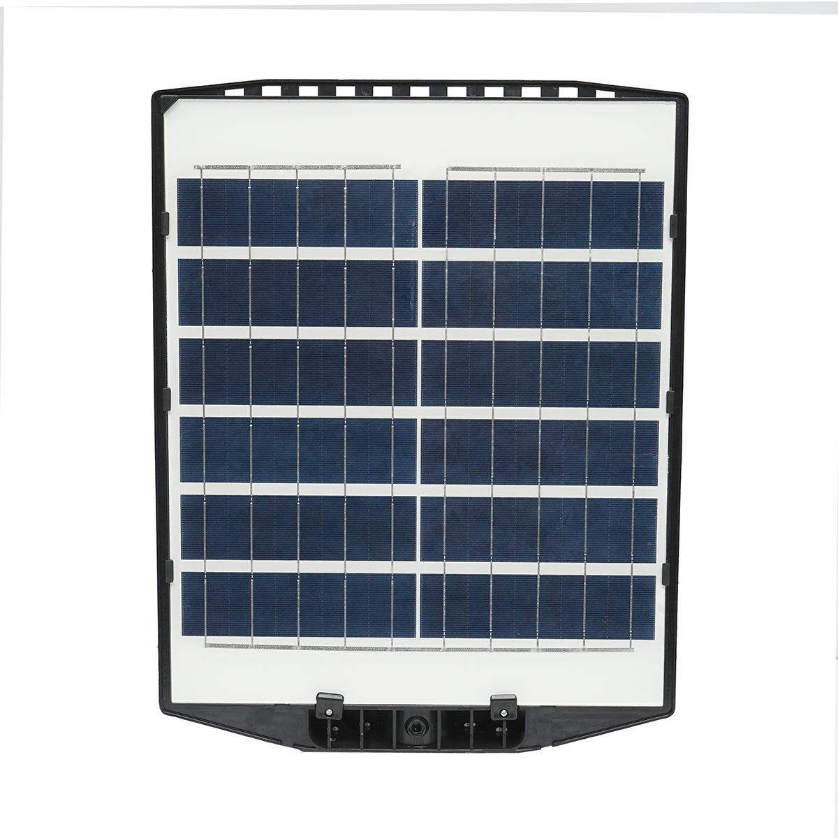 Lampada solare illuminazione stradale LED 200W 6500K con pannello solare 15W, batteria 15000mAh, telecomando, montaggio su palo IP65 - immagine 5